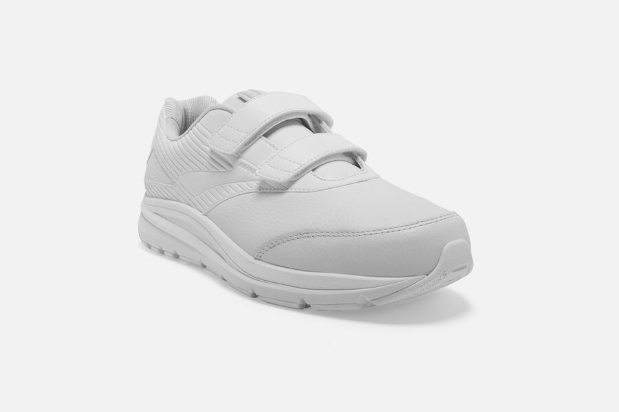 Brooks Running Shoes - Addiction Walker V-Strap 2 Mens - White - QYK-584126